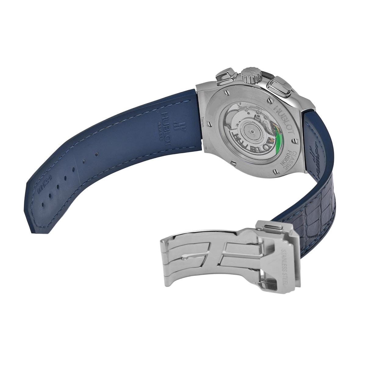 Classic Fusion Titanium Chronograph 521.NX.7170.LR Blue HUBLOT Men's [Pre-Owned]