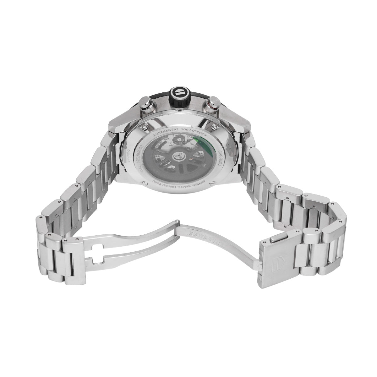 CARRERA CALIBRE HEUER 01 Chronograph CAR2A1W.BA0703 Skeleton TAG HEUER Men's [Pre-Owned].