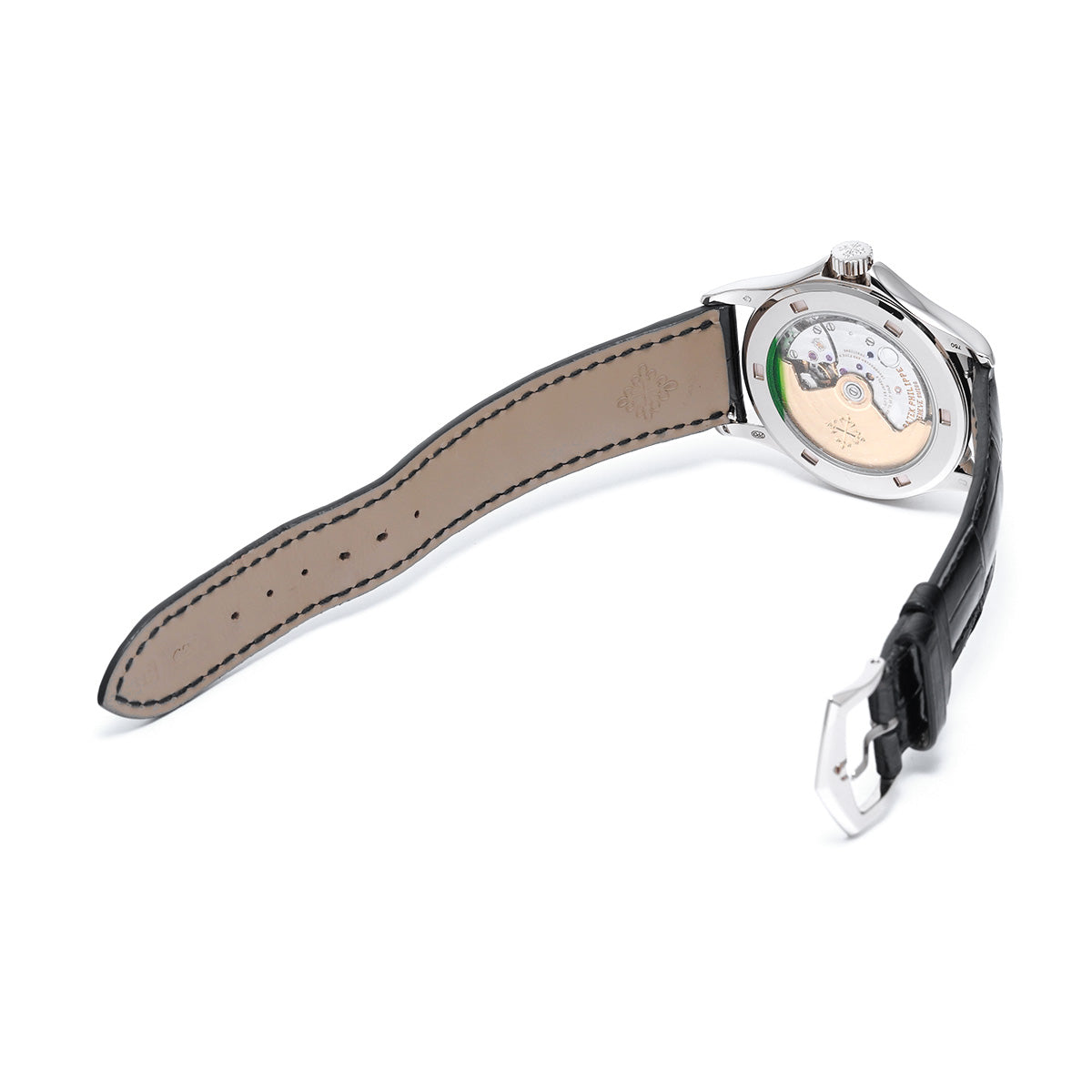 Calatrava 5127G-001 Silver PATEK PHILIPPE Men's [Pre-Owned].