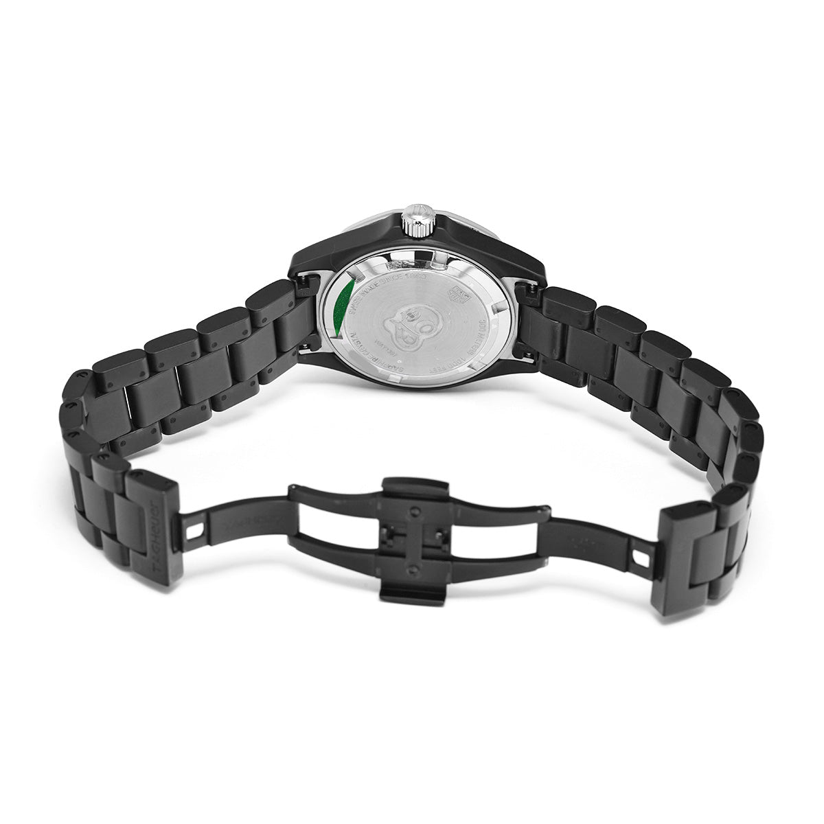 Aquaracer Quartz WAY1397.BH0743 Black/Diamond TAG HEUER Unisex [Pre-Owned]