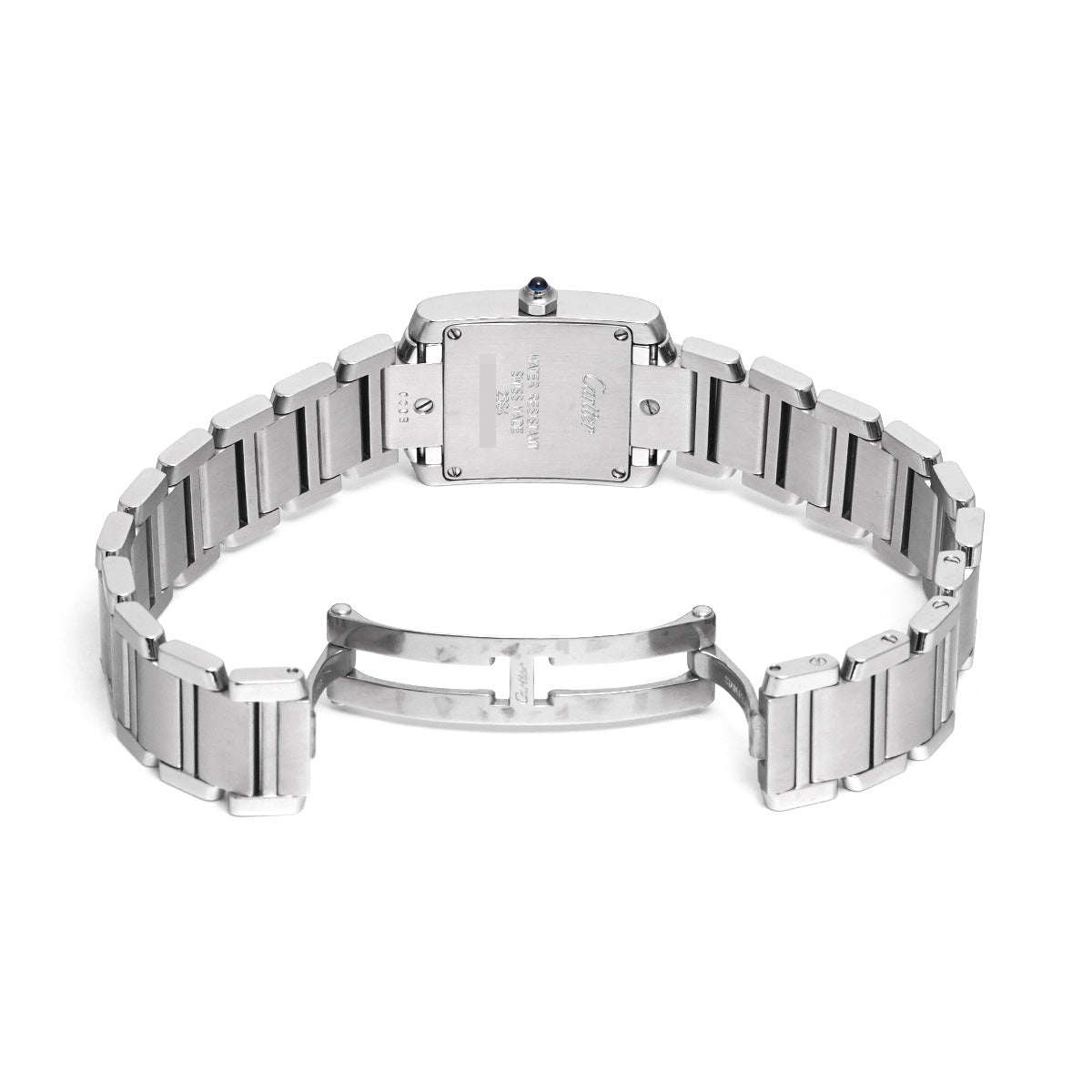 Tank Francaise SM W51008Q3 Silver CARTIER Ladies [Pre-owned]