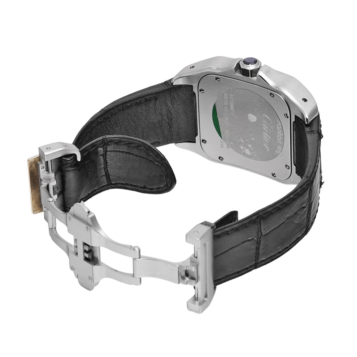 Santos 100 LM W20072X7 Silver CARTIER Men's [Pre-owned]