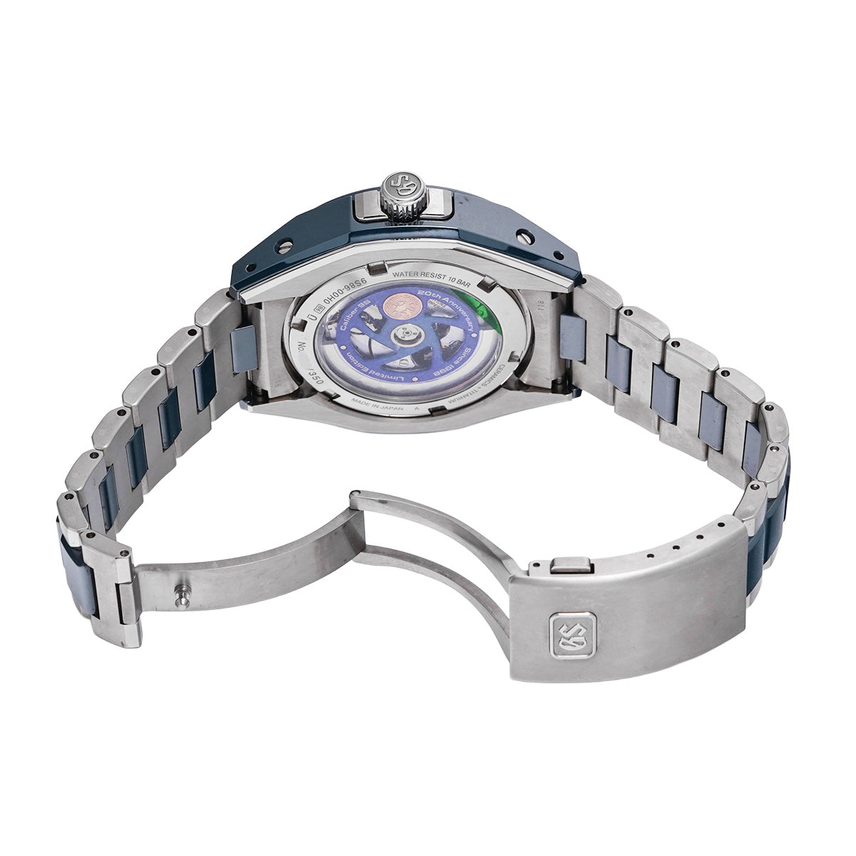 Sports Collection Mechanical High Beat 36000 GMT Caliber 9S 20th SBGJ229 Blue Grand Seiko Men's [Pre-Owned].