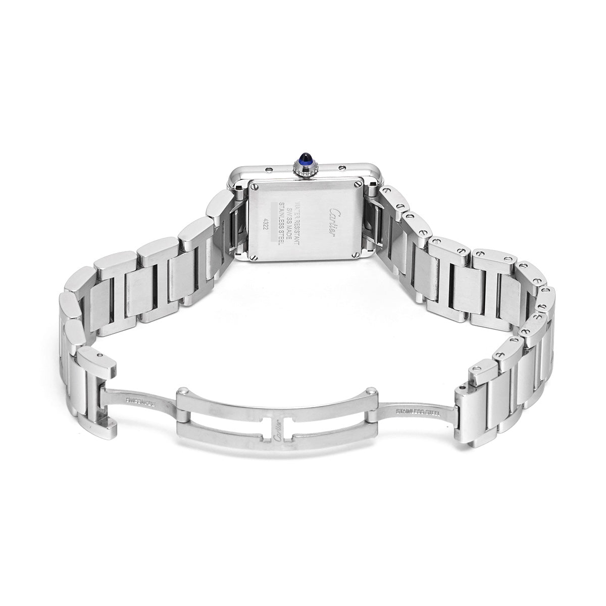 Tank Must SM WSTA0051 Silver CARTIER Ladies [Pre-owned]