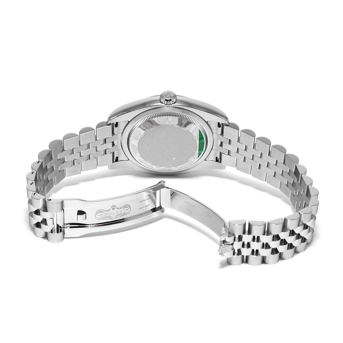 DATE JUST 116234G Random Serial Black/Diamond ROLEX Men's [Pre-Owned].