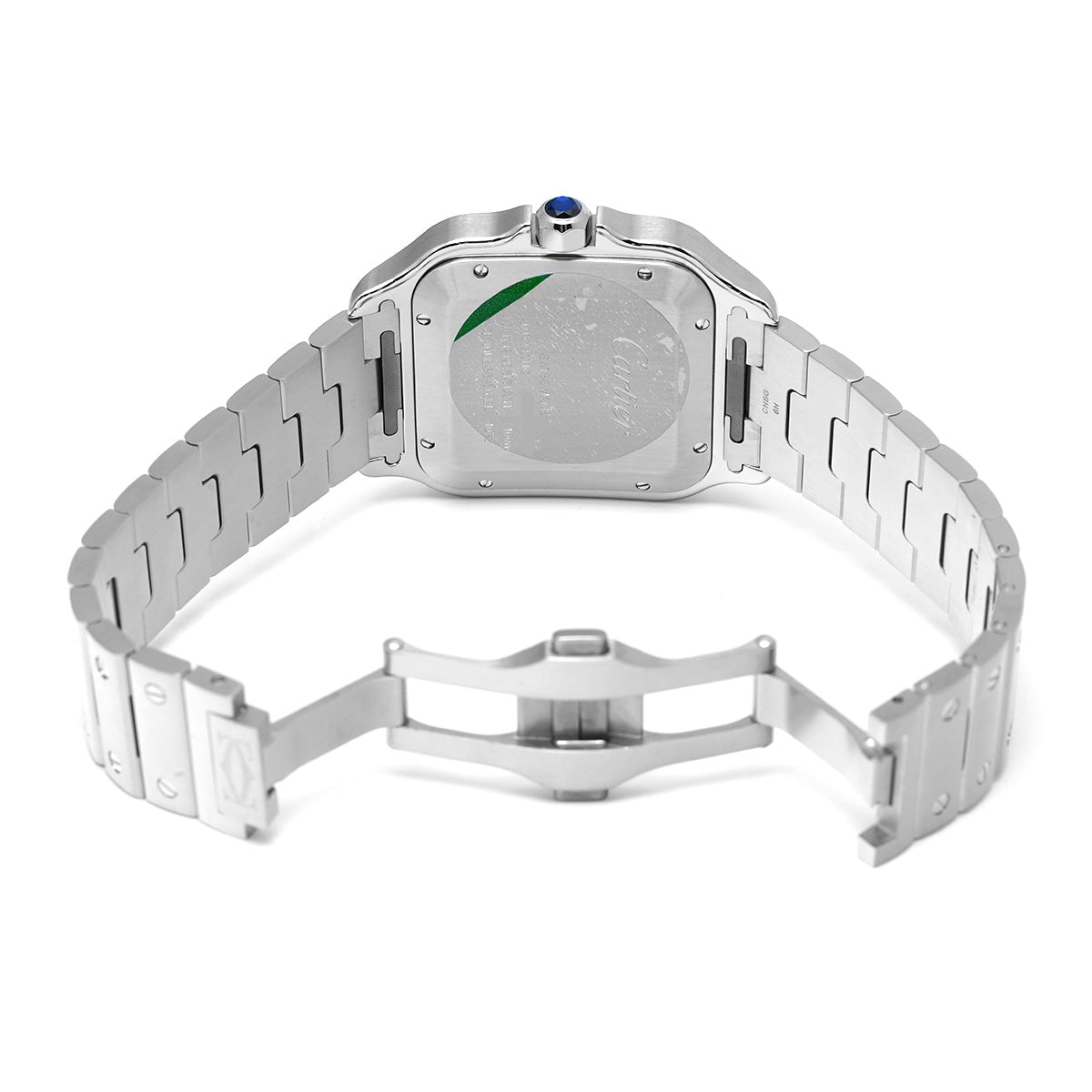 Santos de Cartier LM WSSA0030 Blue Gradation CARTIER Men's [Pre-Owned].