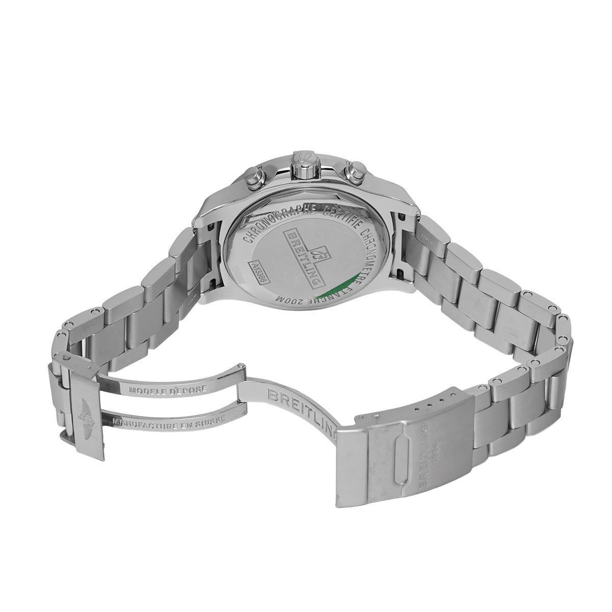 Corto Chronograph Automatic A1338811/G804 Silver/Gray BREITLING Men's [Pre-Owned].