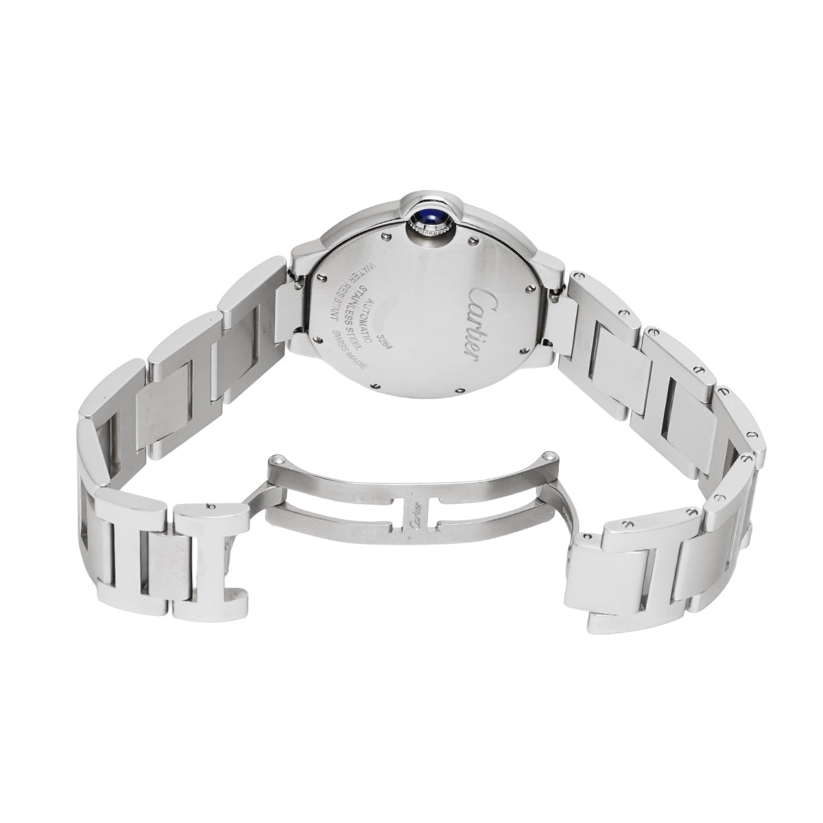 Ballon Bleu de Cartier 36mm W6920046 Silver CARTIER Unisex [Pre-Owned].
