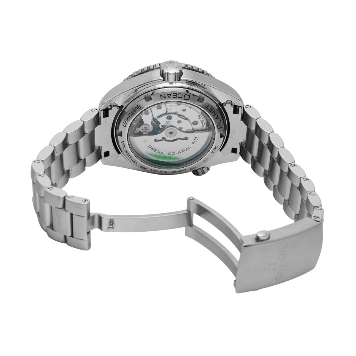 Seamaster Planet Ocean GMT Good Planet 232.32.44.22.03.001 Blue OMEGA Men's [Pre-owned].