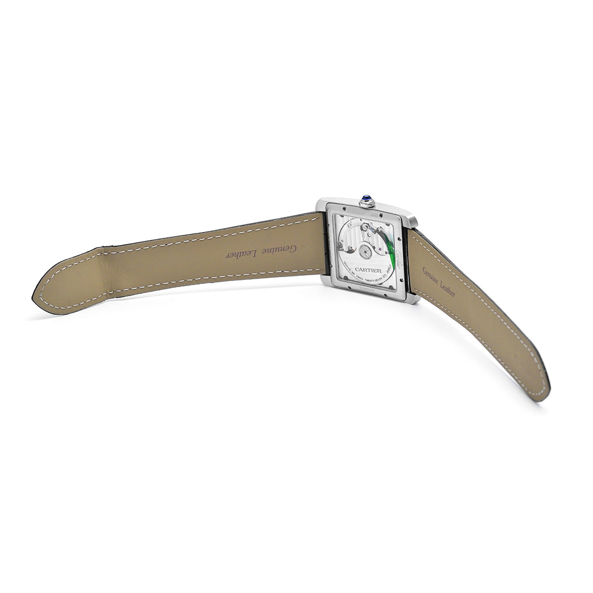 Tank MC W5330003 Silver CARTIER Men's [Pre-Owned].