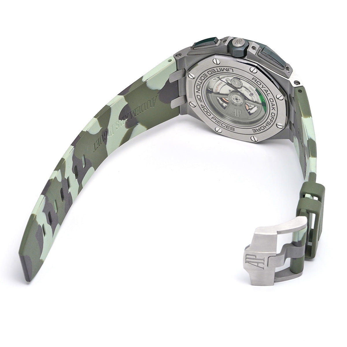 Royal Oak Offshore Chronograph 26400SO.OO.A055CA.01 Green/Rhodium AUDEMARS PIGUET Men's [Pre-owned]