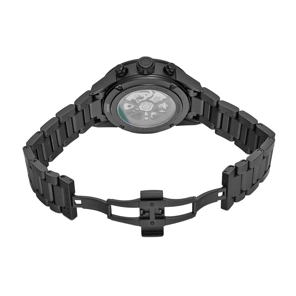 CARRERA CALIBRE HEUER 02 Chronograph CBG2090.BH0661 Black TAG HEUER Men's [Pre-Owned].