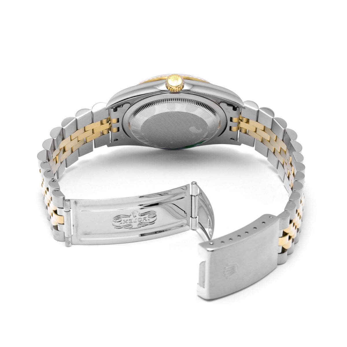 DATE JUST 16233G U No. (manufactured circa 1997) White/Diamond ROLEX Men's [Pre-Owned].