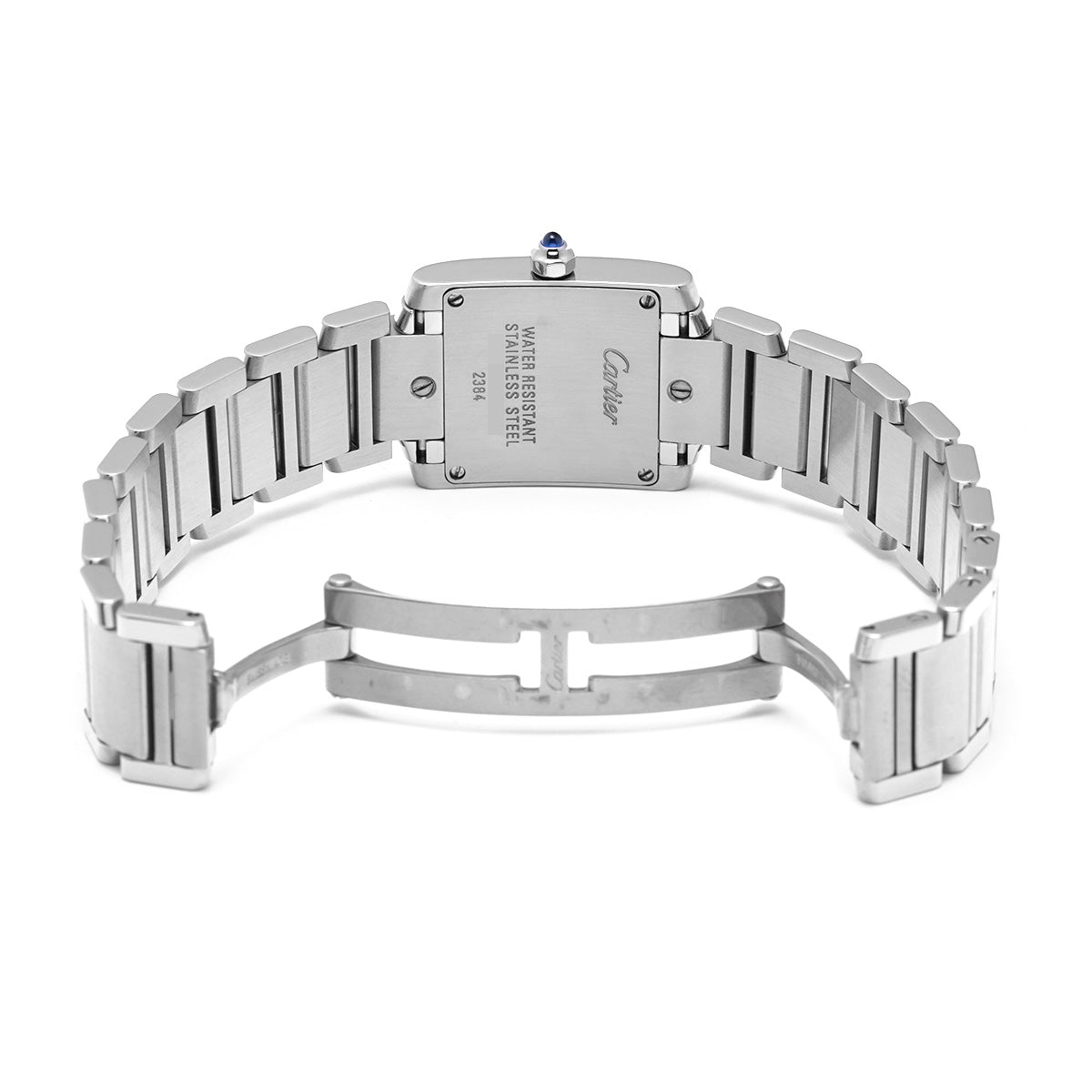 Tank Francaise SM W51008Q3 Silver CARTIER Ladies [Pre-owned]