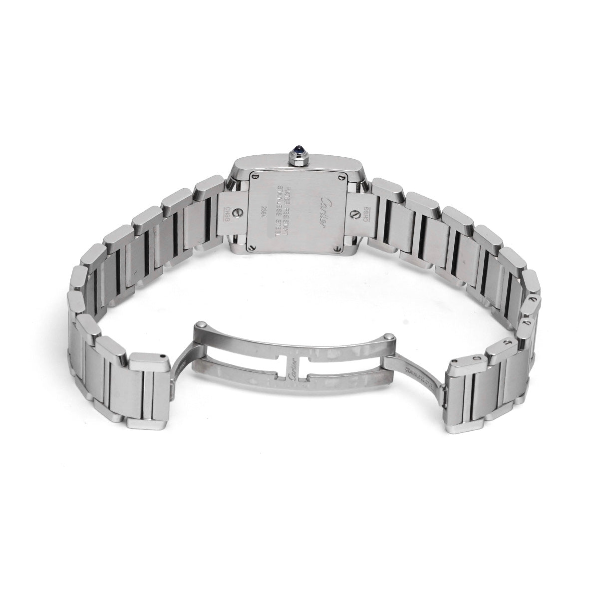 Tank Francaise SM W51008Q3 Silver CARTIER Ladies [Pre-owned]