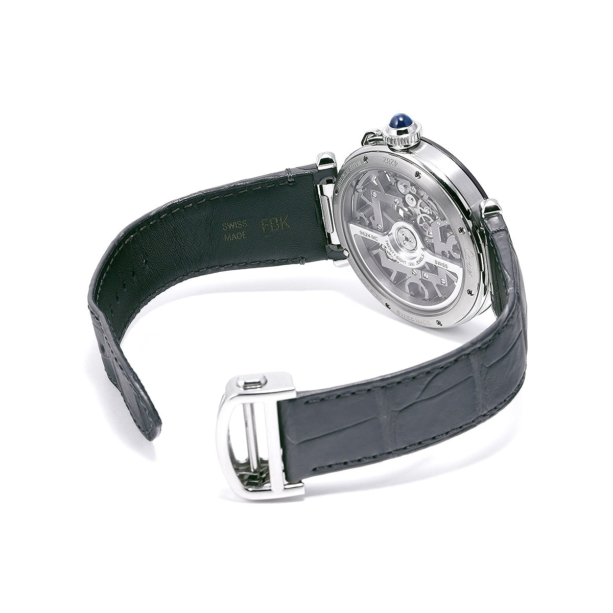 Pasha de Cartier skeleton WHPA0017 Gray/skeleton CARTIER men's [Pre-owned].