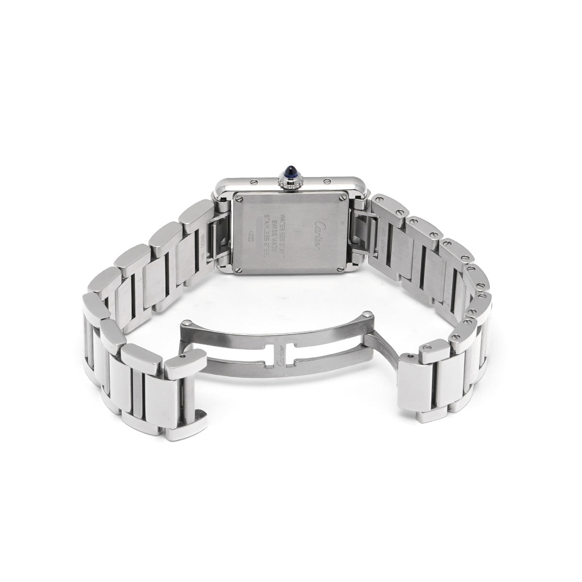 Tank Must SM WSTA0051 Silver CARTIER Ladies [Pre-owned]