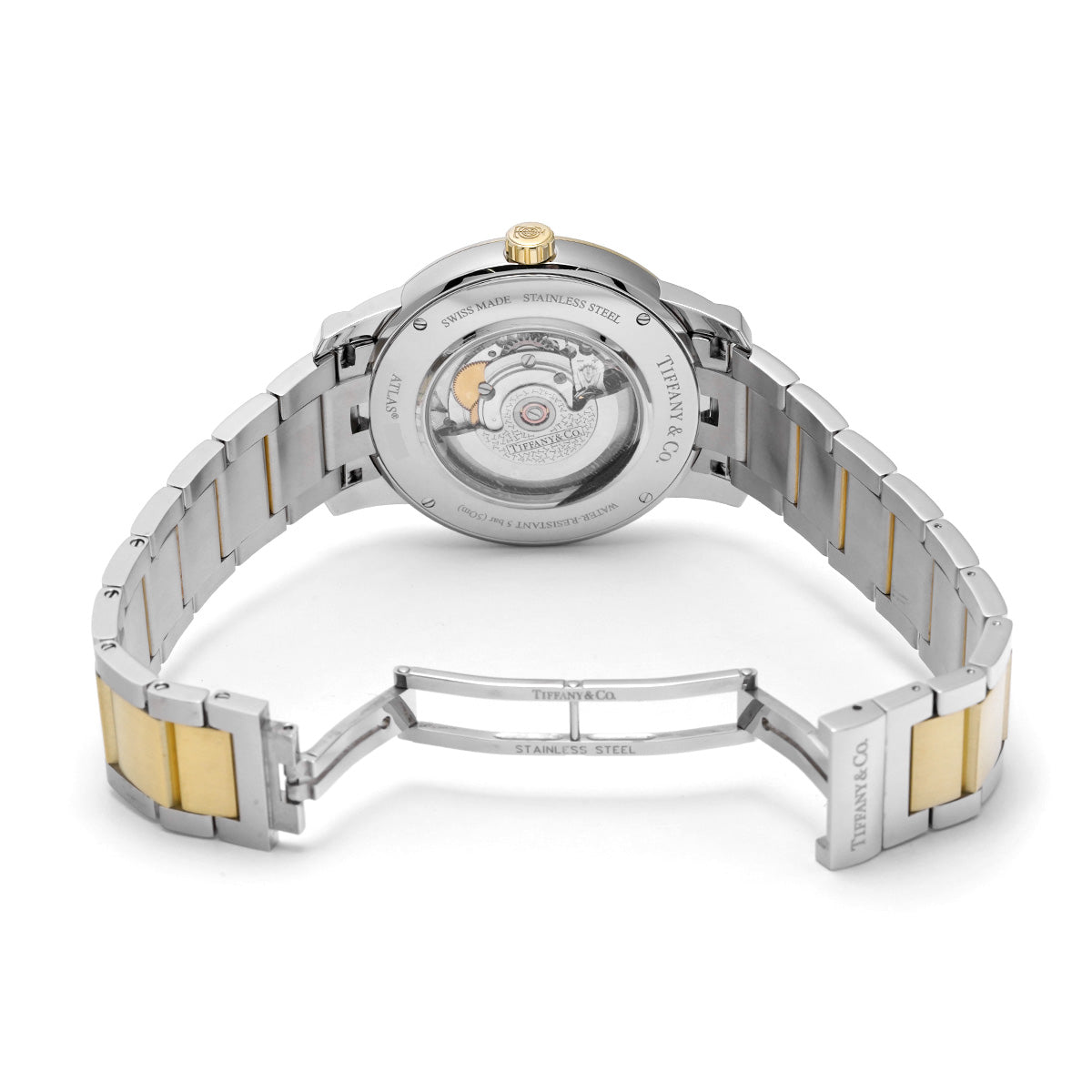 Atlas Dome Z1810.68.15A21A00A Silver TIFFANY &amp; Co. men's [pre-owned].