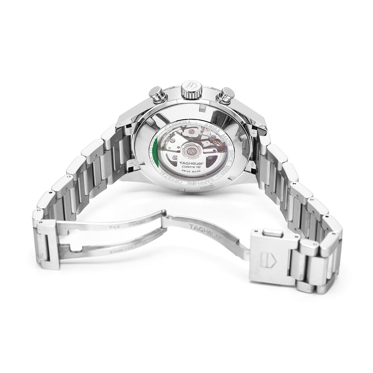 CARRERA Calibre 16 Chronograph Day Date CV2A1AC.BA0738 Opaline TAG HEUER Men's [Pre-Owned].