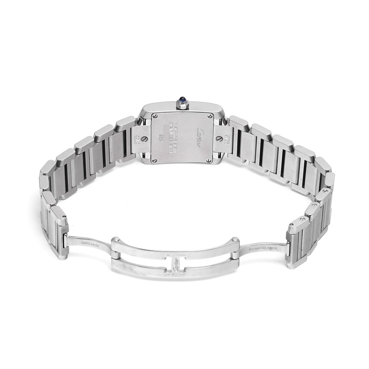 Tank Francaise SM W51008Q3 Silver CARTIER Ladies [Pre-owned]