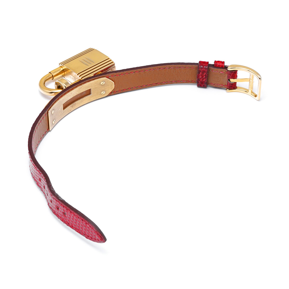 Kelly watch KE1.201 Red HERMES Ladies [Pre-owned].