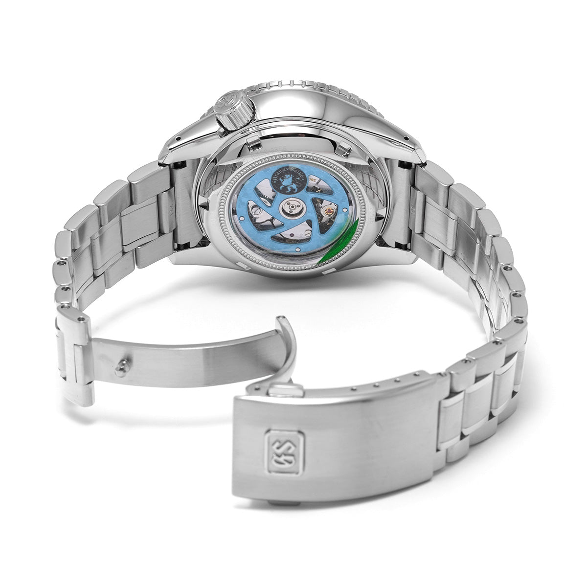 Sports Collection Mechanical High Beat 36000 GMT Caliber 9S 25th SBGJ275 Blue Grand Seiko Men's [Pre-Owned].