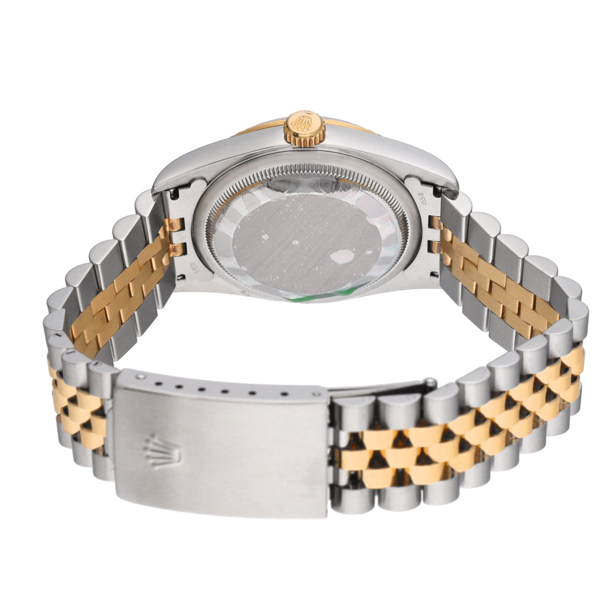DATE JUST 16233 U (manufactured circa 1997) White ROLEX Men's [Pre-Owned].