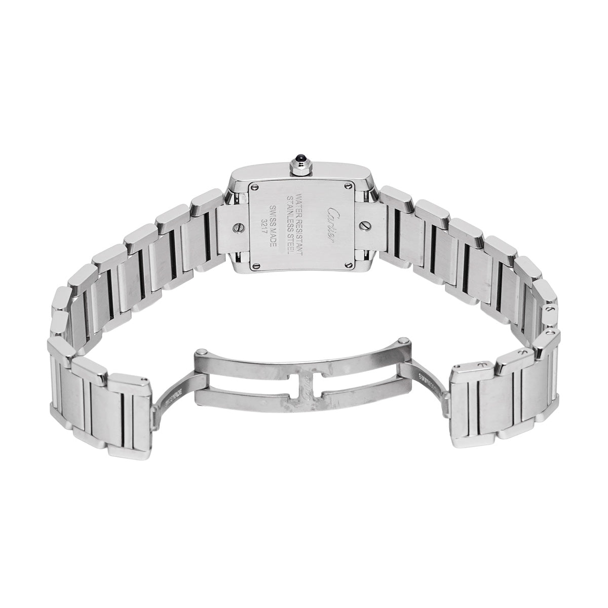 Tank Francaise SM W51008Q3 Silver CARTIER Ladies [Pre-owned]