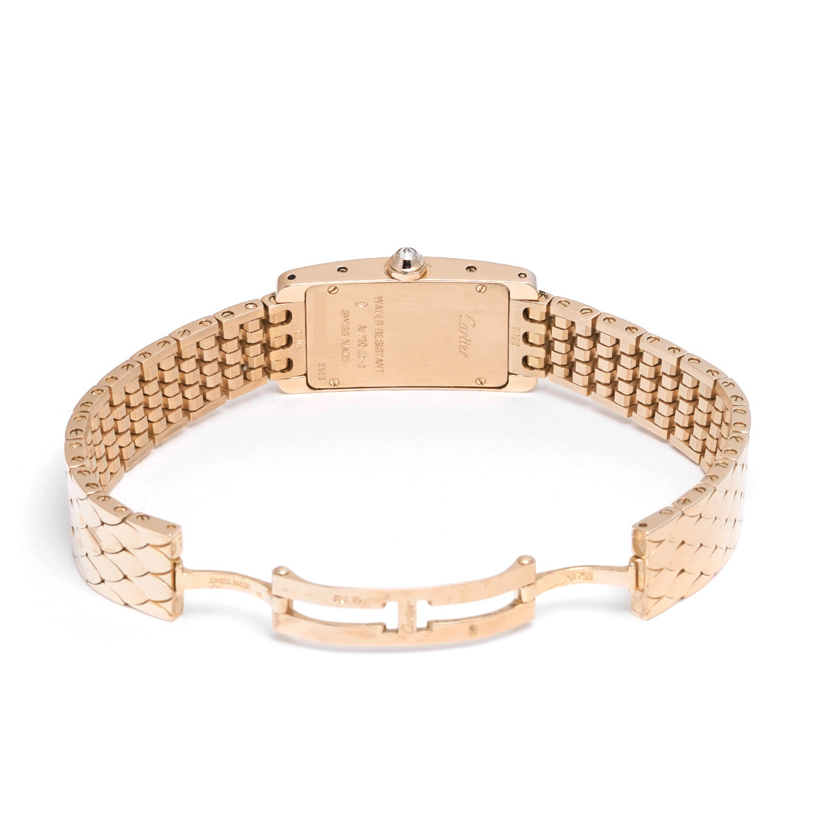Tank American SM WB710008 Silver CARTIER Ladies [Pre-Owned].