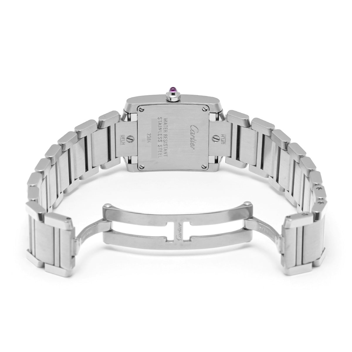 Tank Francaise SM W51030Q3 Raspberry CARTIER Ladies [Pre-owned]