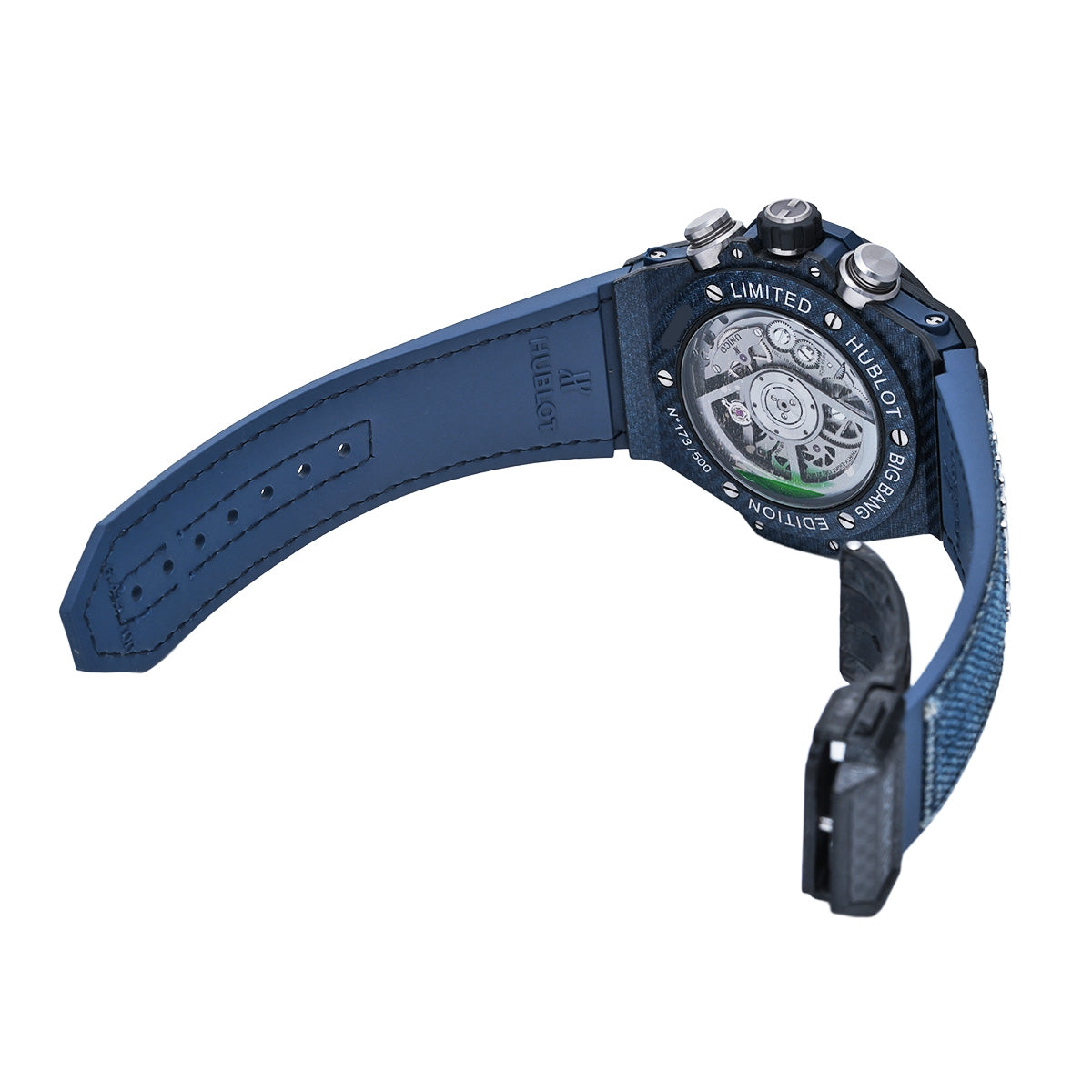Unico Independent Blue Limited edition of 500 pieces 411.YL.5190.NR.ITI15 Skeleton HUBLOT Men's [pre-owned].