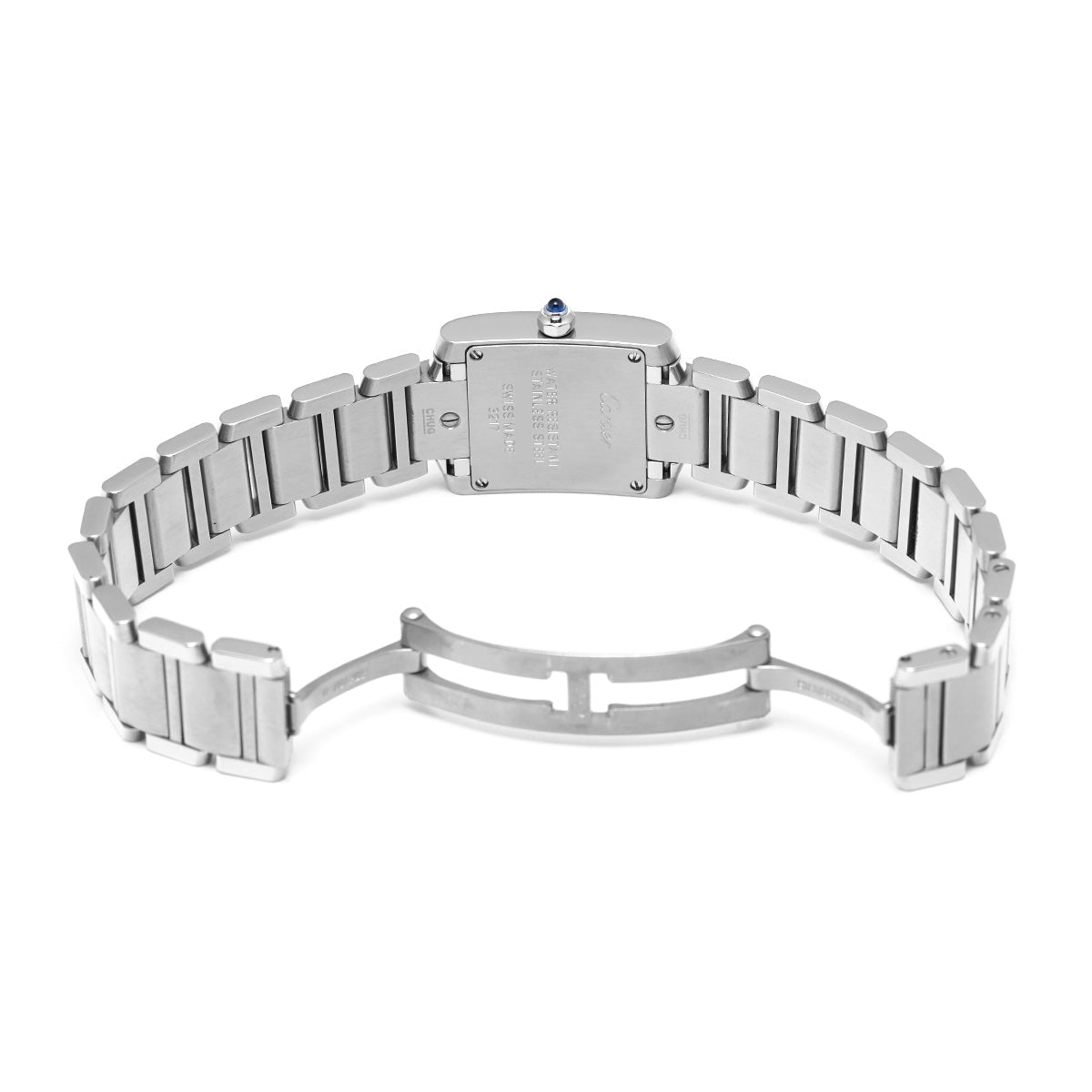 Tank Francaise SM W51008Q3 Silver CARTIER Ladies [Pre-owned]