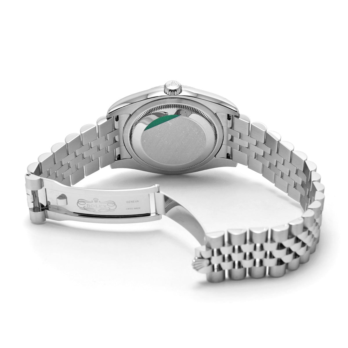 DATE JUST 116234G M (manufactured circa 2007) Silver/Diamond ROLEX Men's [Pre-Owned].