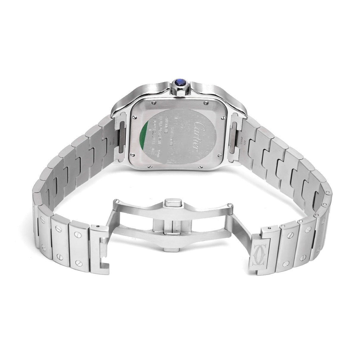 Santos de Cartier LM WSSA0030 Blue Gradation CARTIER Men's [Pre-Owned].