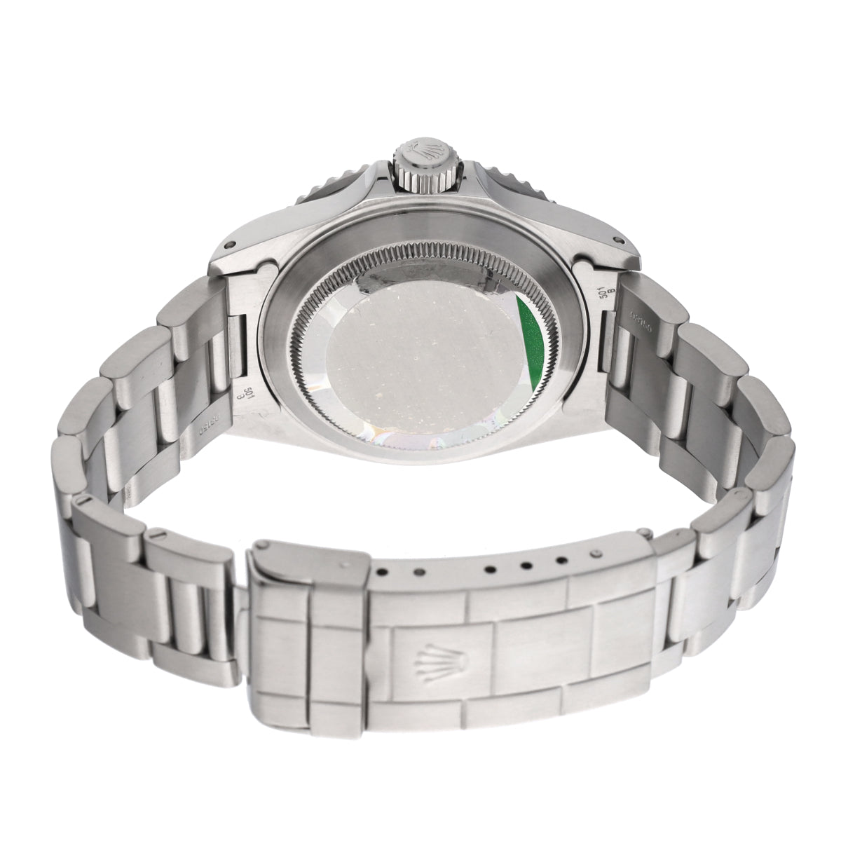 Submariner Date 16610 W (manufactured circa 1996) Black ROLEX Men's [Pre-Owned].