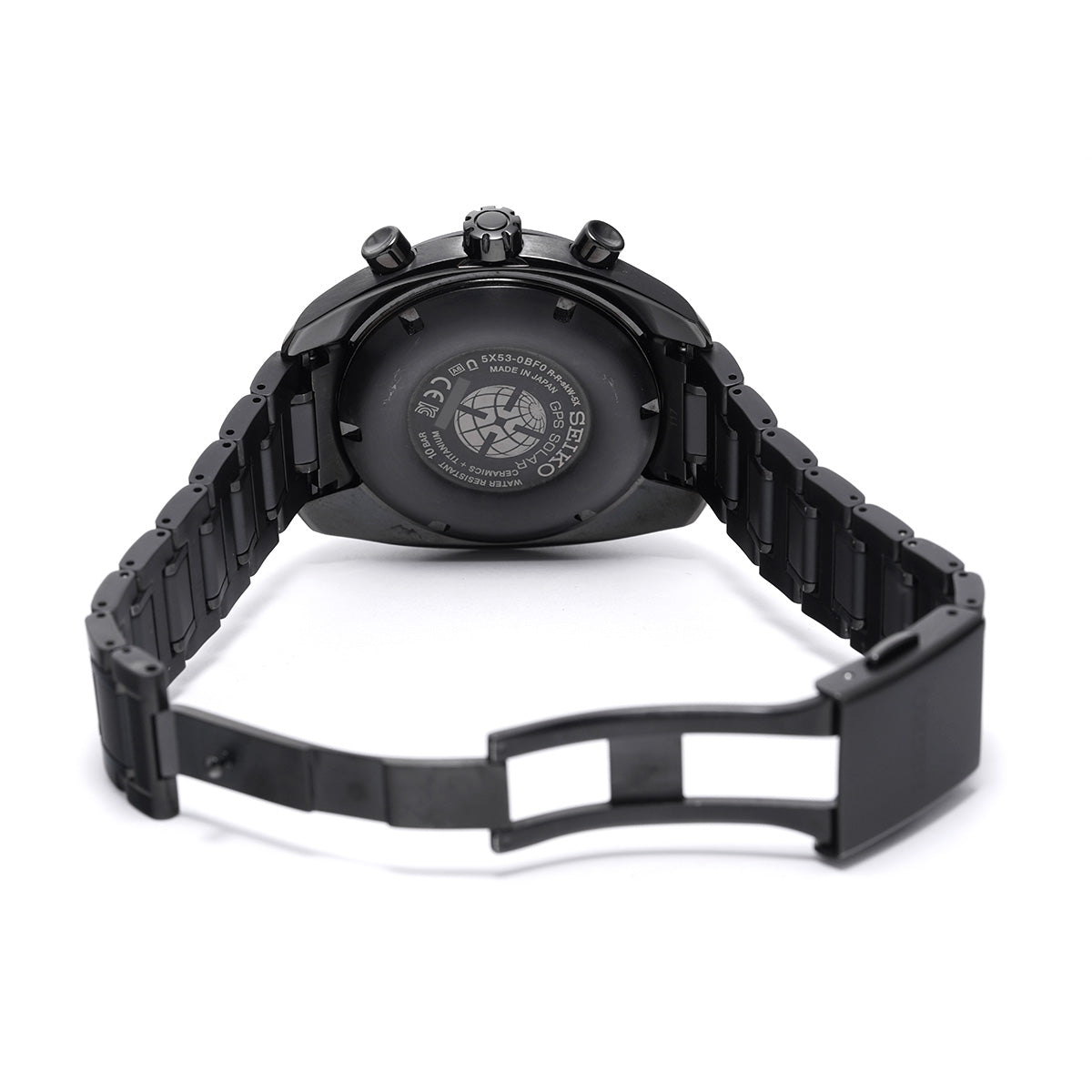 Astron Origin GPS Solar 5X SBXC089 Black SEIKO Men's [Pre-owned].