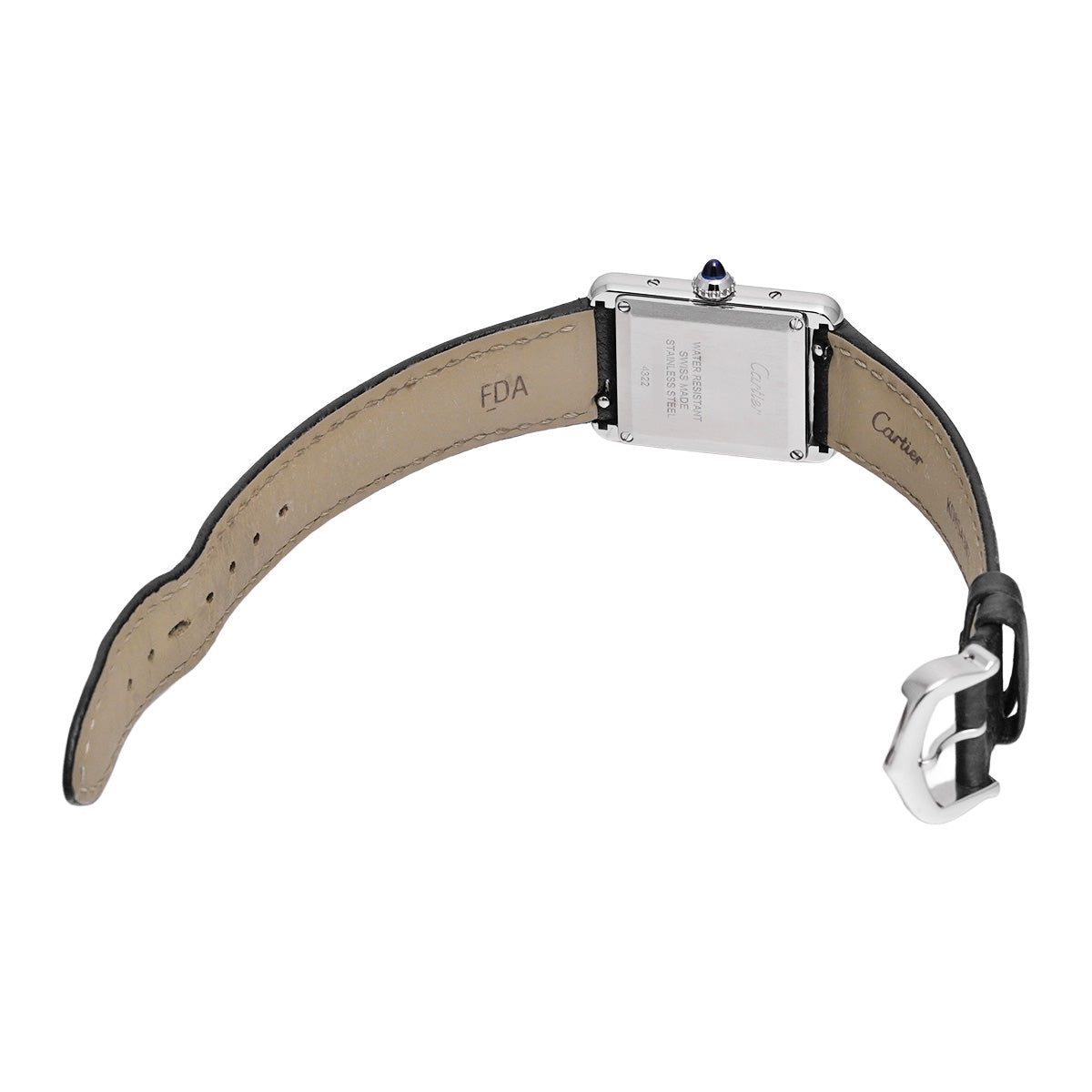 Tank Must SM WSTA0042 Silver CARTIER Ladies [Pre-owned]