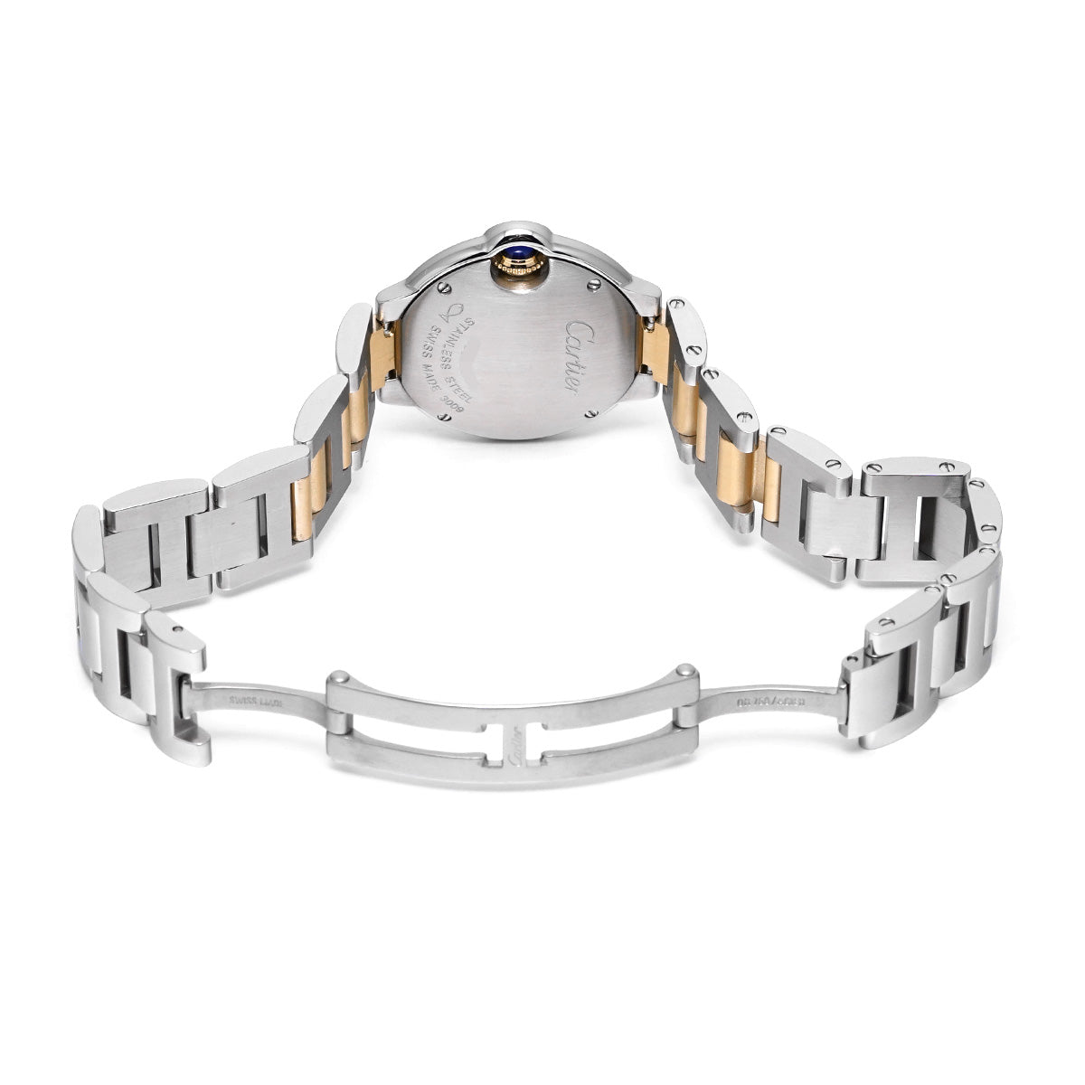 Ballon Bleu de Cartier 28mm W69007Z3 Silver CARTIER Ladies [Pre-owned].