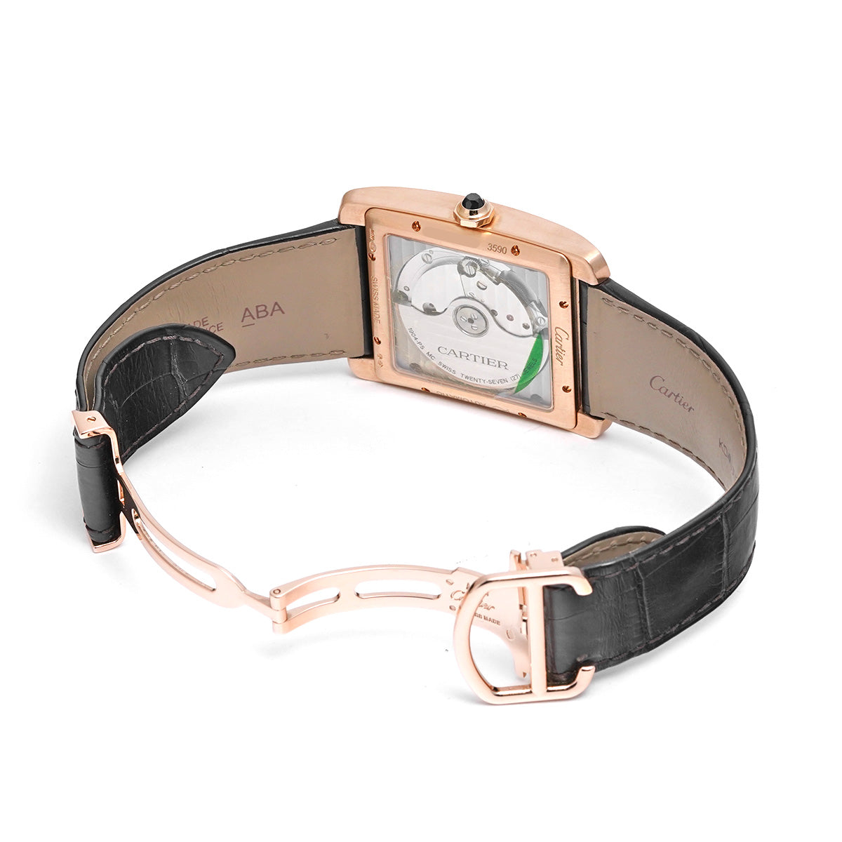 Tank MC W5330001 Silver CARTIER Men's [Pre-Owned].