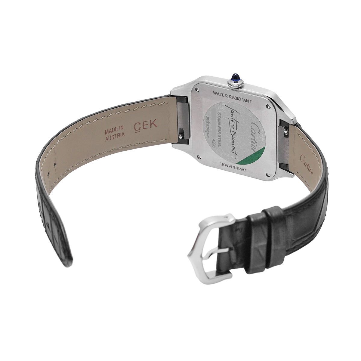 WSSA0046 Santos Dumont LM Black CARTIER Men's [Pre-owned]