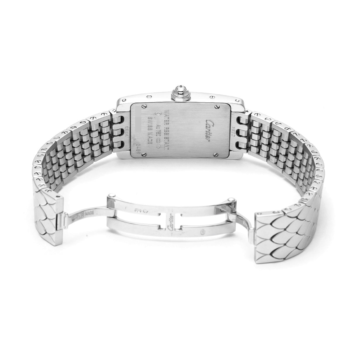 Tank American SM WB710009 Silver CARTIER Ladies [Pre-Owned].