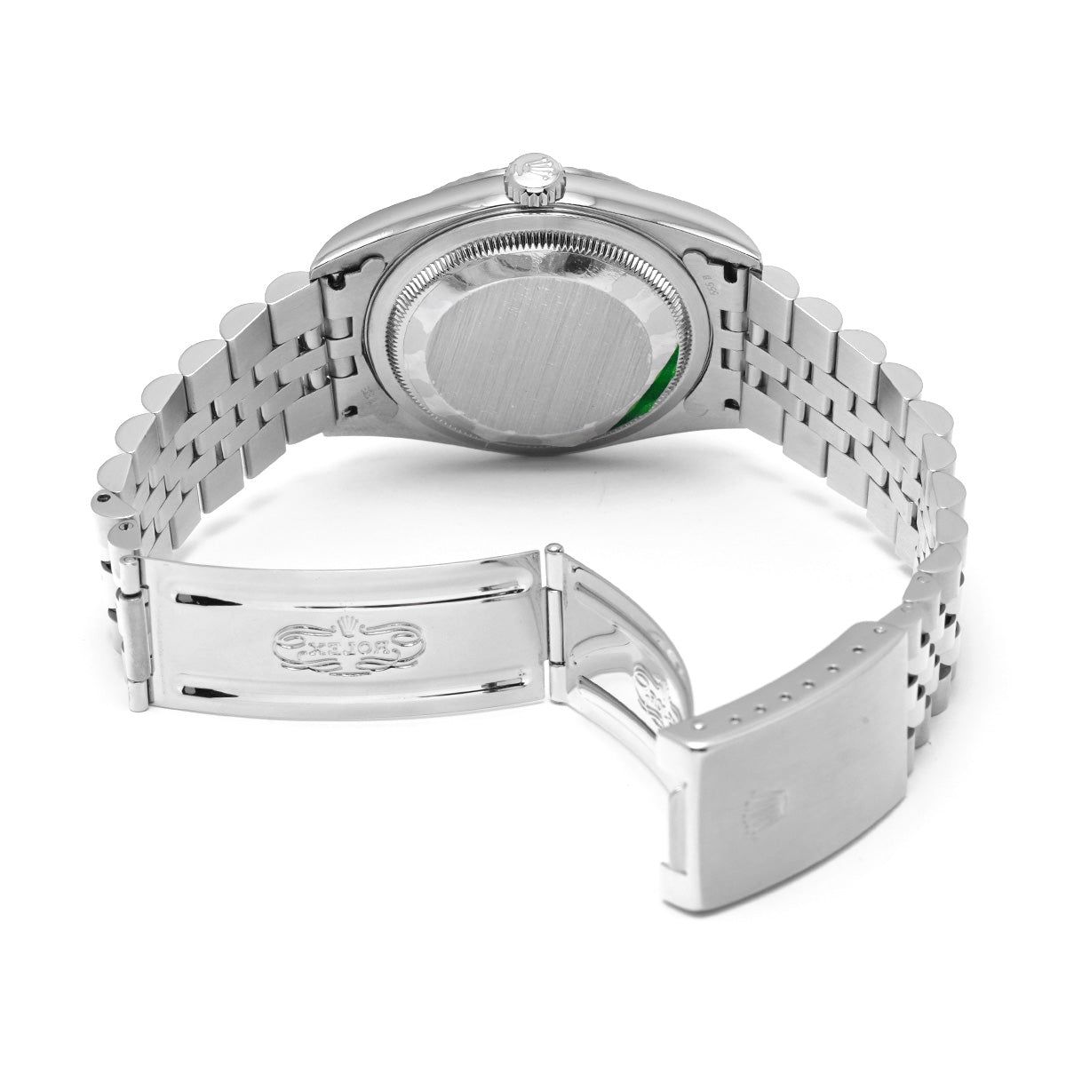 DATE JUST 16234G F (made around 2004) Silver Computer/Diamond ROLEX Men's [Pre-Owned].