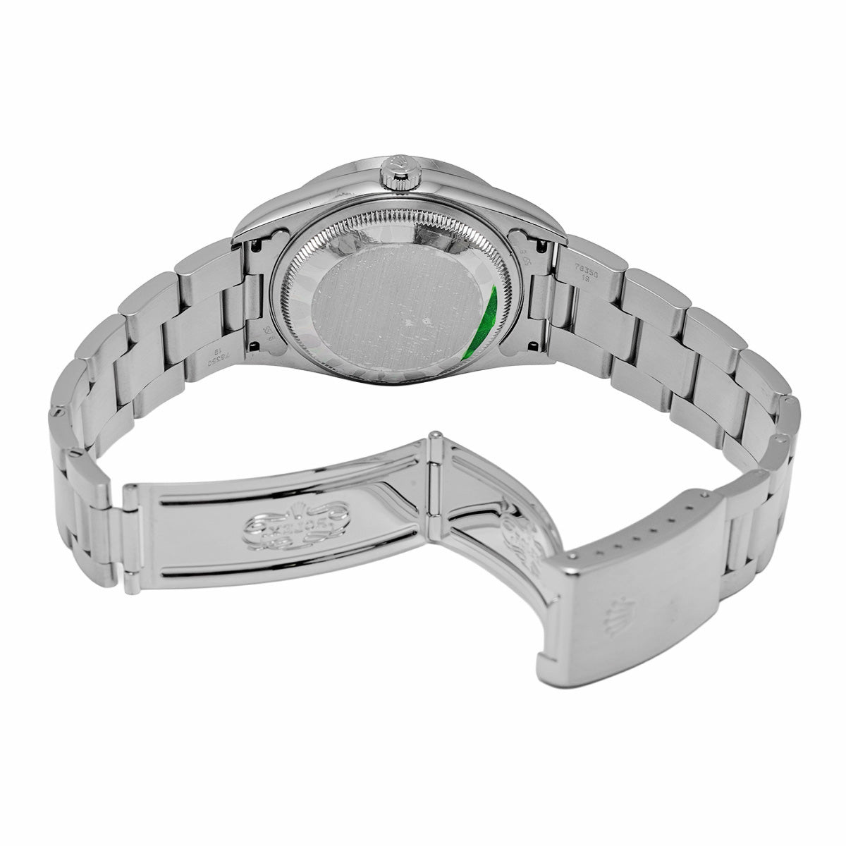 15210 Oyster Perpetual Date A (manufactured circa 1999) Silver ROLEX Men's [Pre-owned].