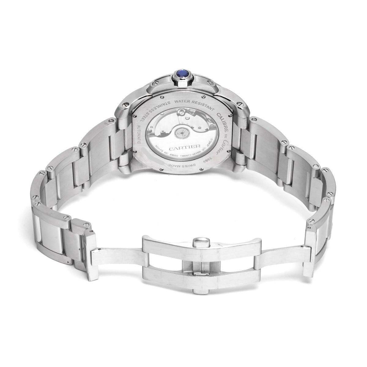 Calibre de Cartier W7100015 Silver CARTIER Men's [Pre-owned].