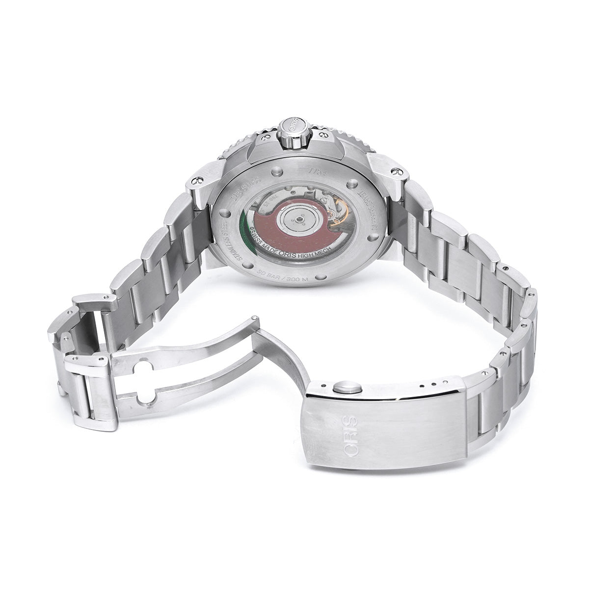 Aquis GMT Date 01 798 7754 4135-07 8 24 05PEB Blue ORIS Men's [pre-owned].