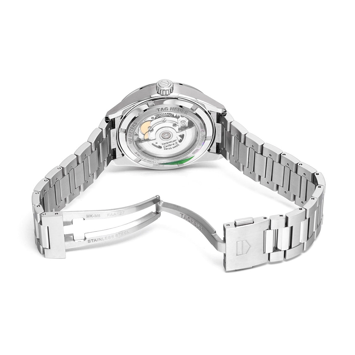 CARRERA Calibre 5 WBN2113.BA0639 Black TAG HEUER Men's [Pre-Owned].