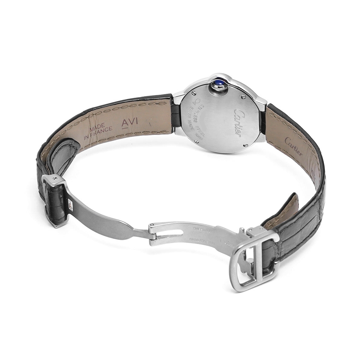 Ballon Bleu SM W4BB0008 Silver / Diamonds CARTIER Ladies [Pre-owned]