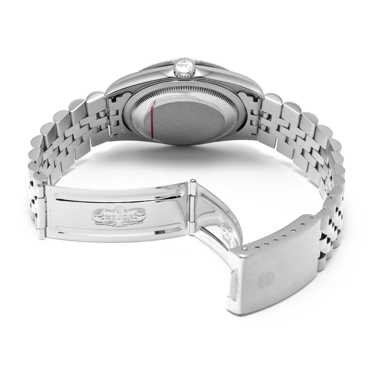 DATE JUST 16234G W (made around 1995) Silver/Diamond ROLEX Men's [Pre-Owned].