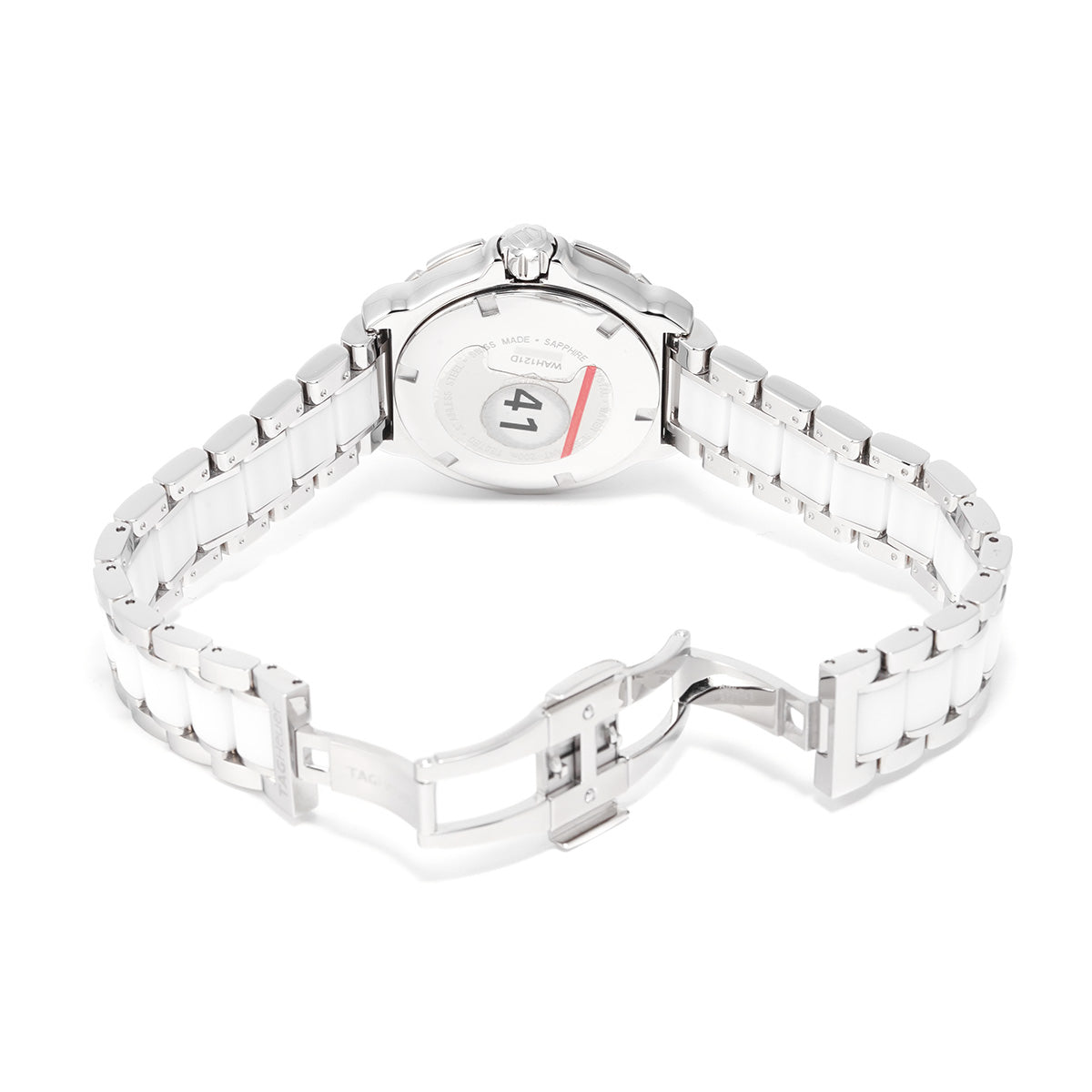 Formula 1 Quartz WAH121D.BA0861 White/Diamond TAG HEUER Ladies [Pre-Owned]