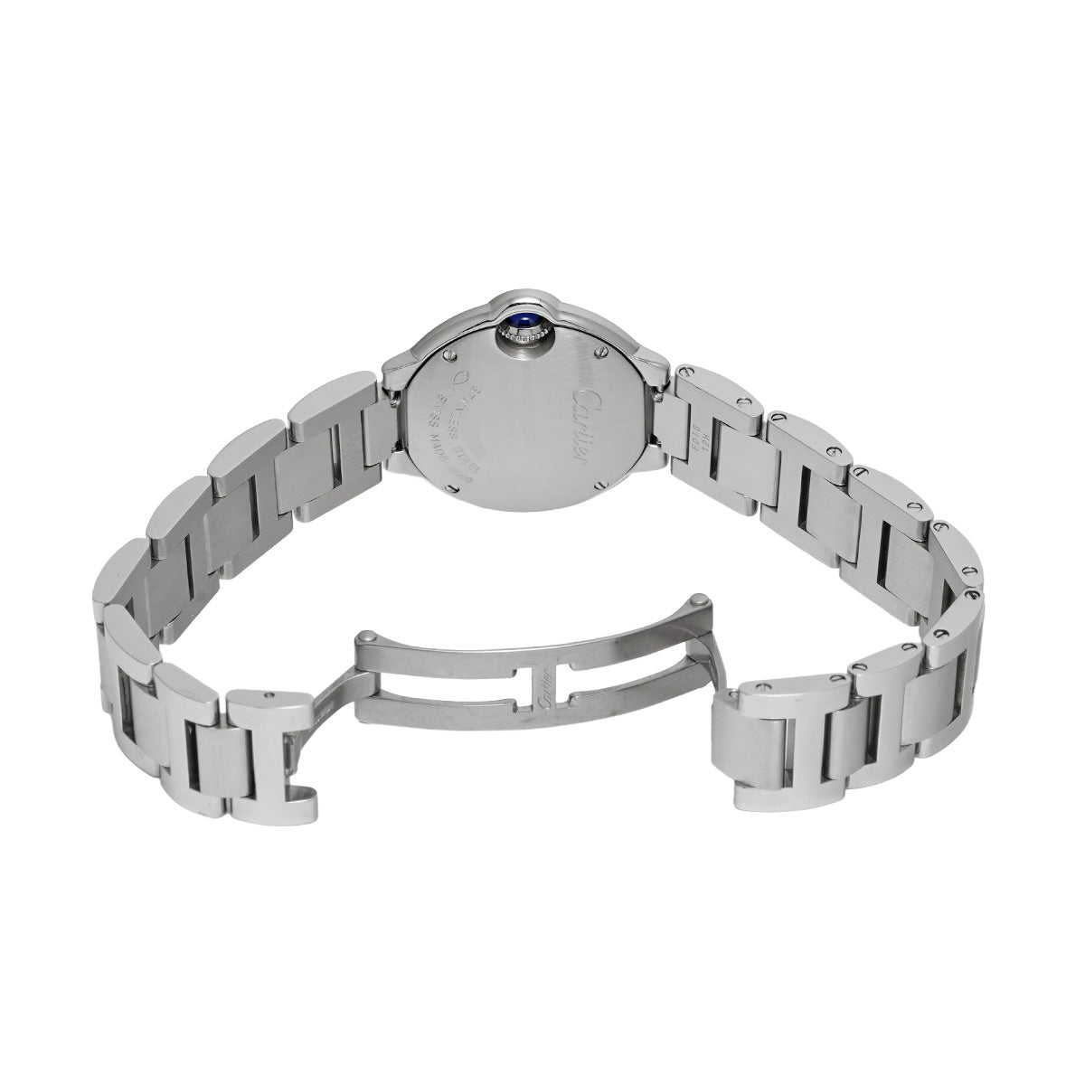 Ballon Bleu de Cartier 28mm W69010Z4 Silver CARTIER Ladies [Pre-owned]